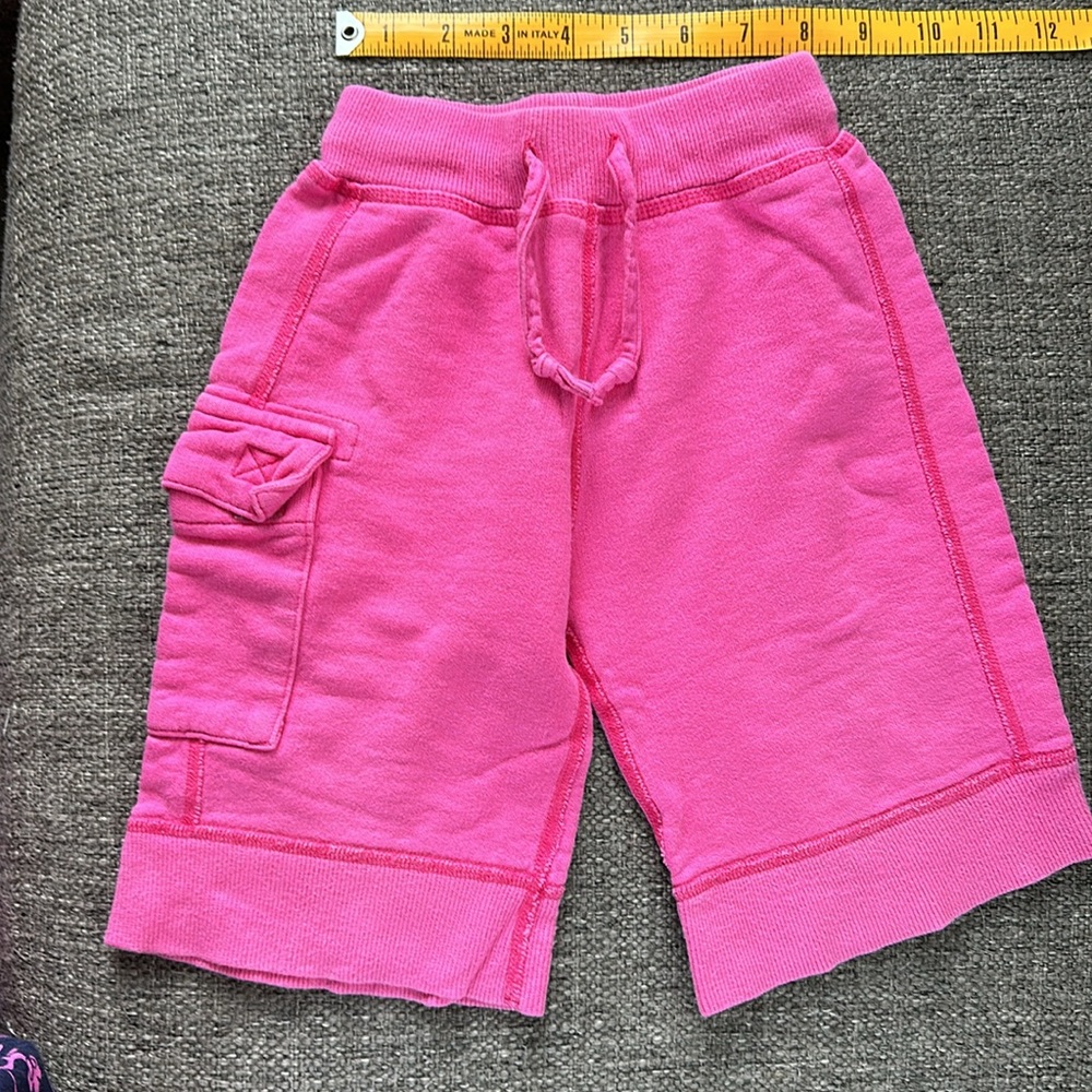 Hanna Andersson Girls Pink Wide Leg Cropped Pants with Pockets Size 3T - Picture 2 of 7